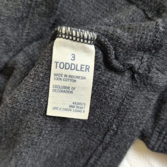 oshkosh b'gosh graphic thermal waffle knit long sleeve shirt 3T toddler boys - Picture 4 of 6